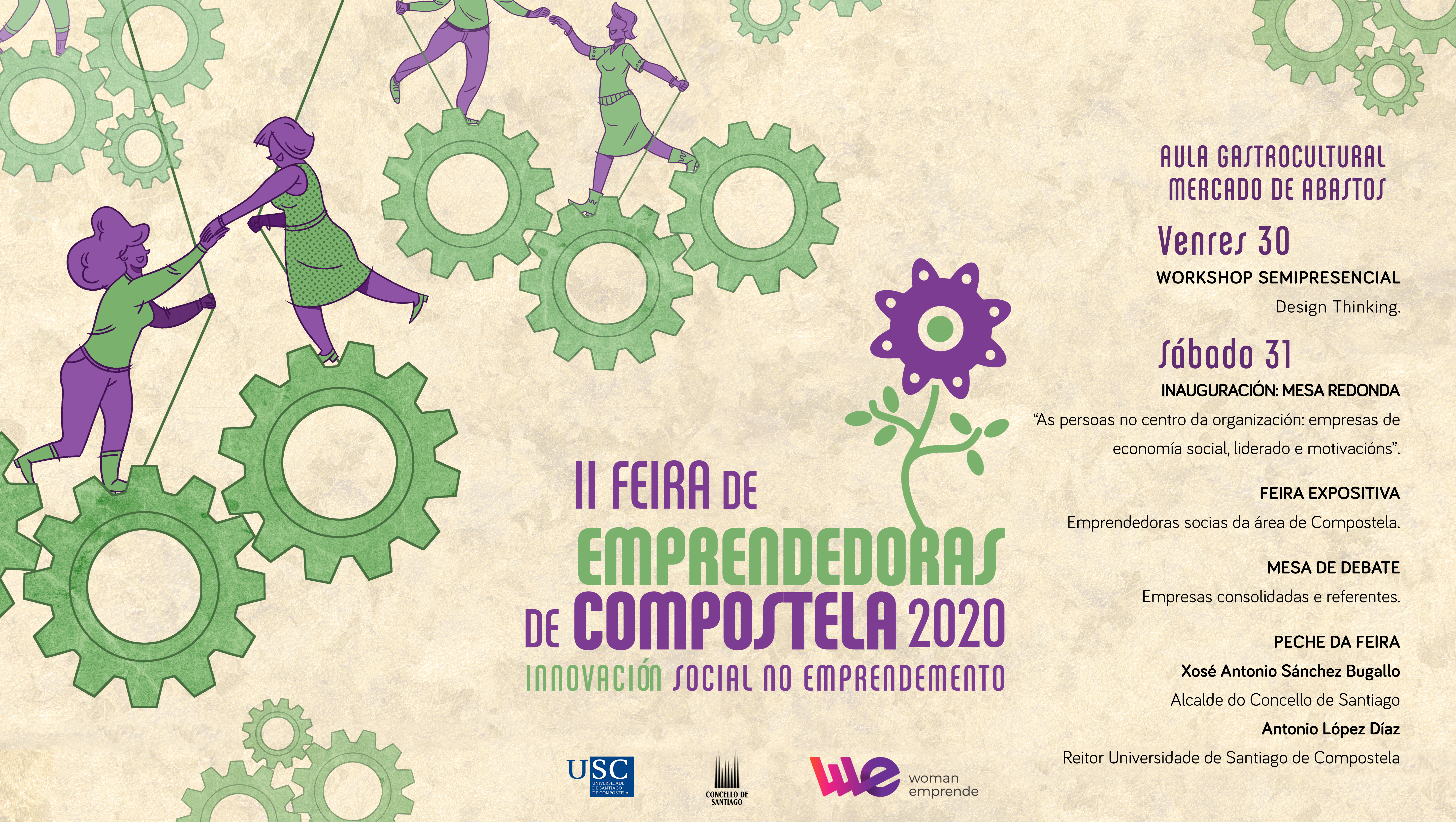 II Feira de Emprendedoras de Compostela 2020. Innovación Social no Emprendemento