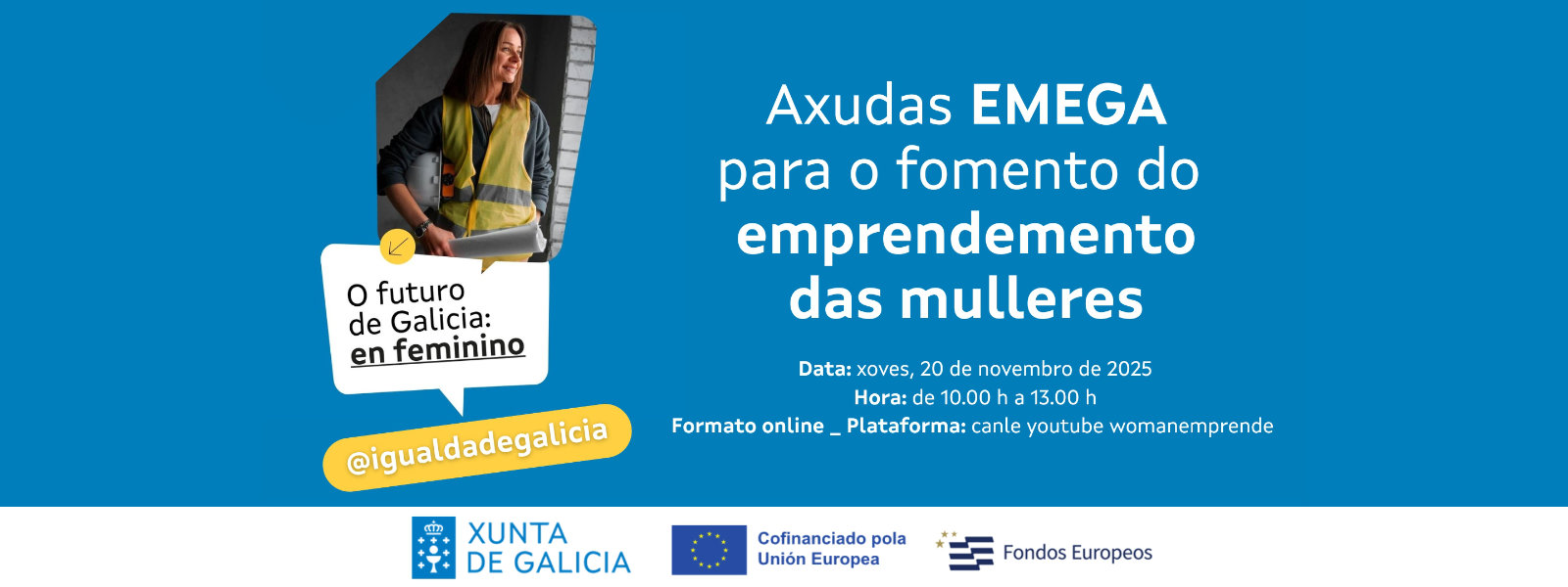 Acto de presentación e información do Programa de Axudas Emega 2025