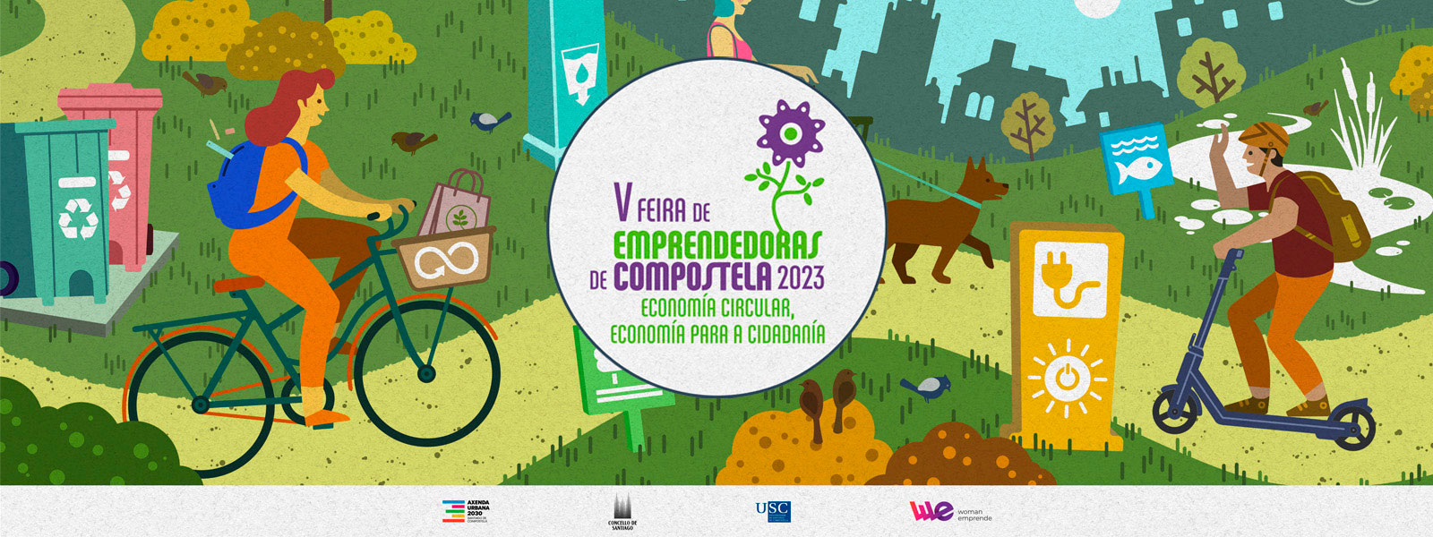 V Feira de Emprendedoras de Compostela: Economía Circular, Economía para a cidadanía